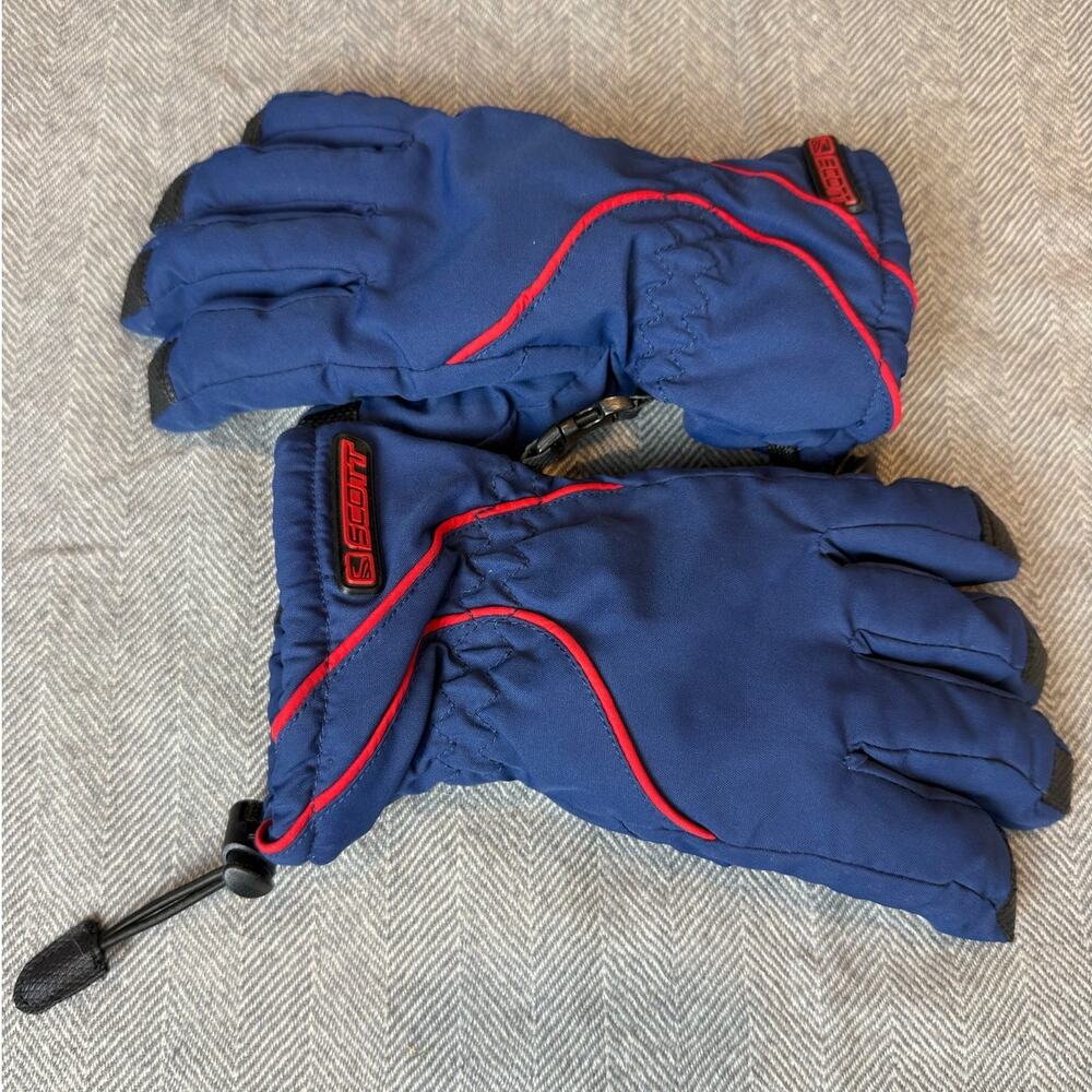 Scott Ski Gloves M Medium Blue Black Red Men Women Winter Snowboard Snow